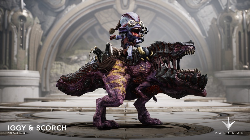 Paragon iggy et scorch boule de feu