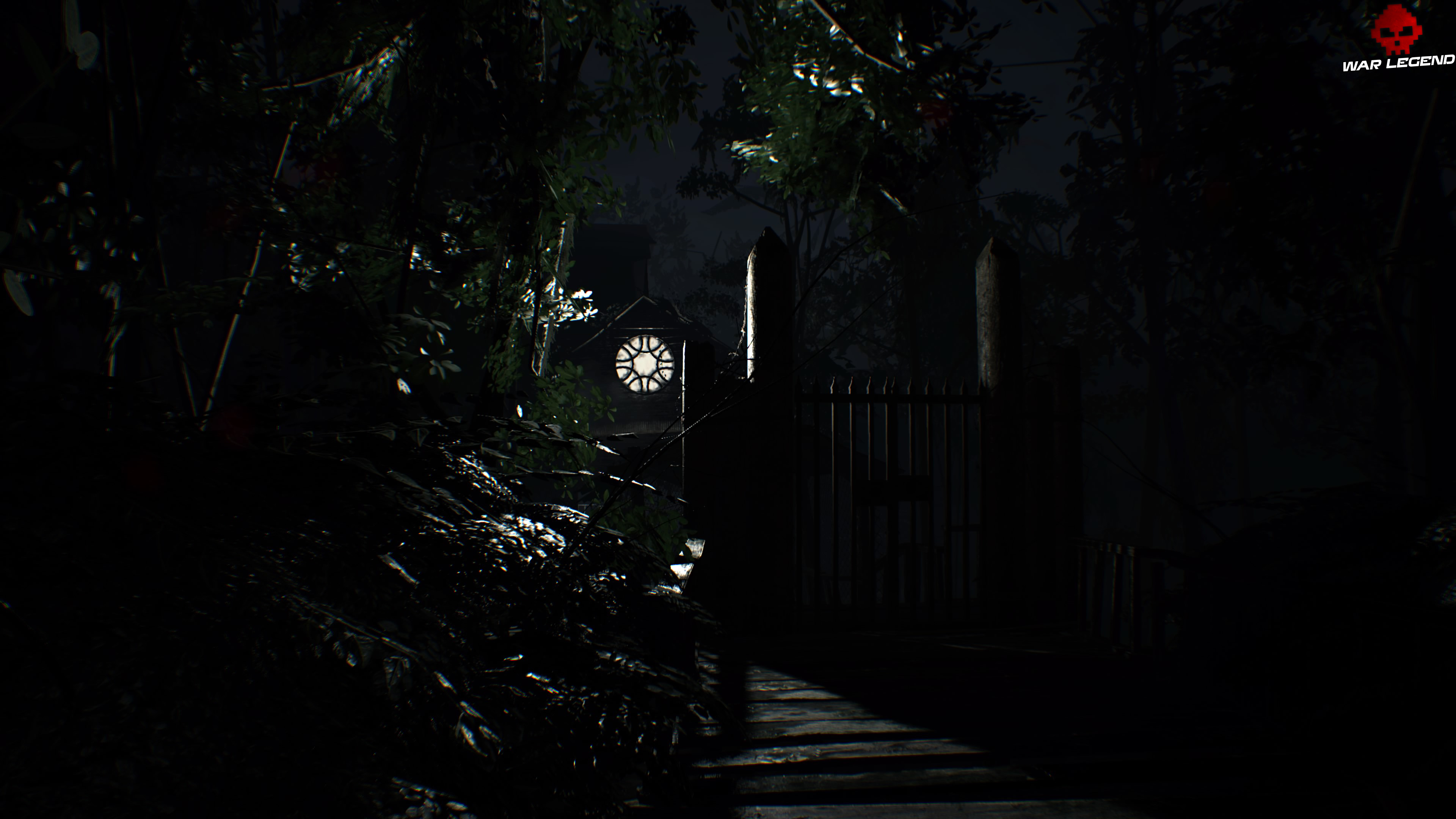 Solution Resident Evil 7 Biohazard - Chapitre 4 fenêtre allumée dans la nuit