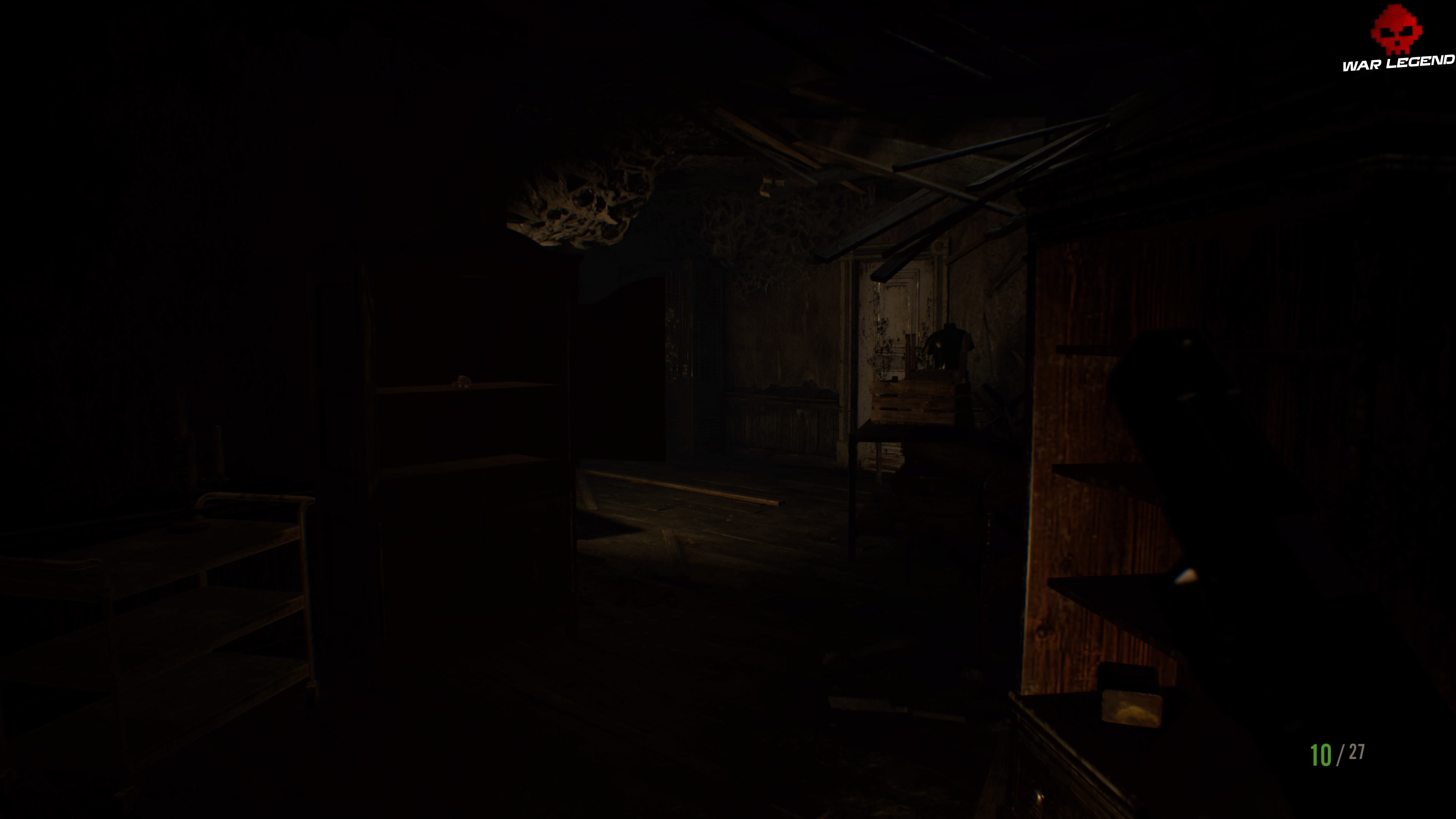 Solution Resident Evil 7 Biohazard - Chapitre 4 pièce dans la pénombre