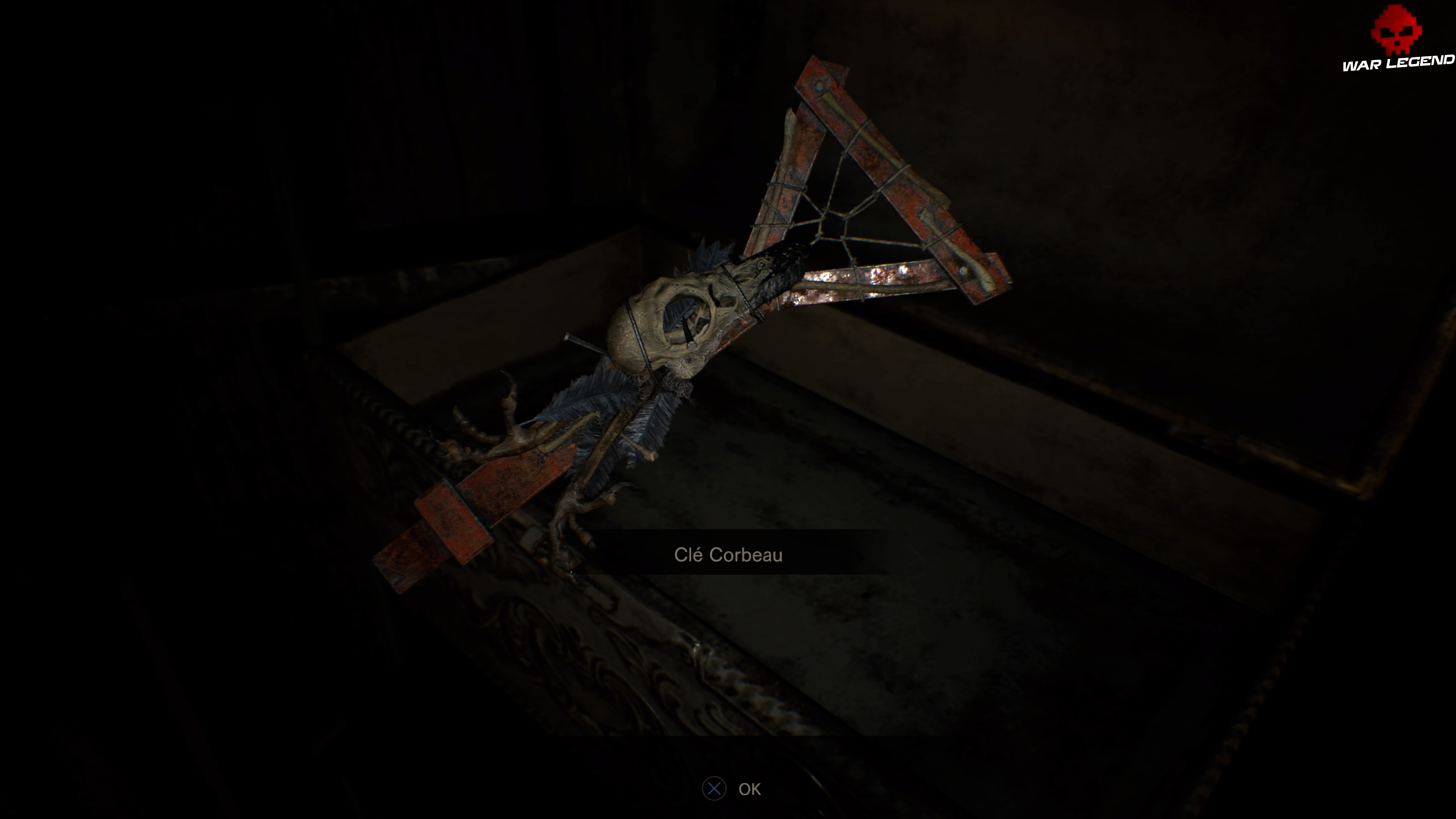 Solution Resident Evil 7 Biohazard - Chapitre 4 clé corbeau