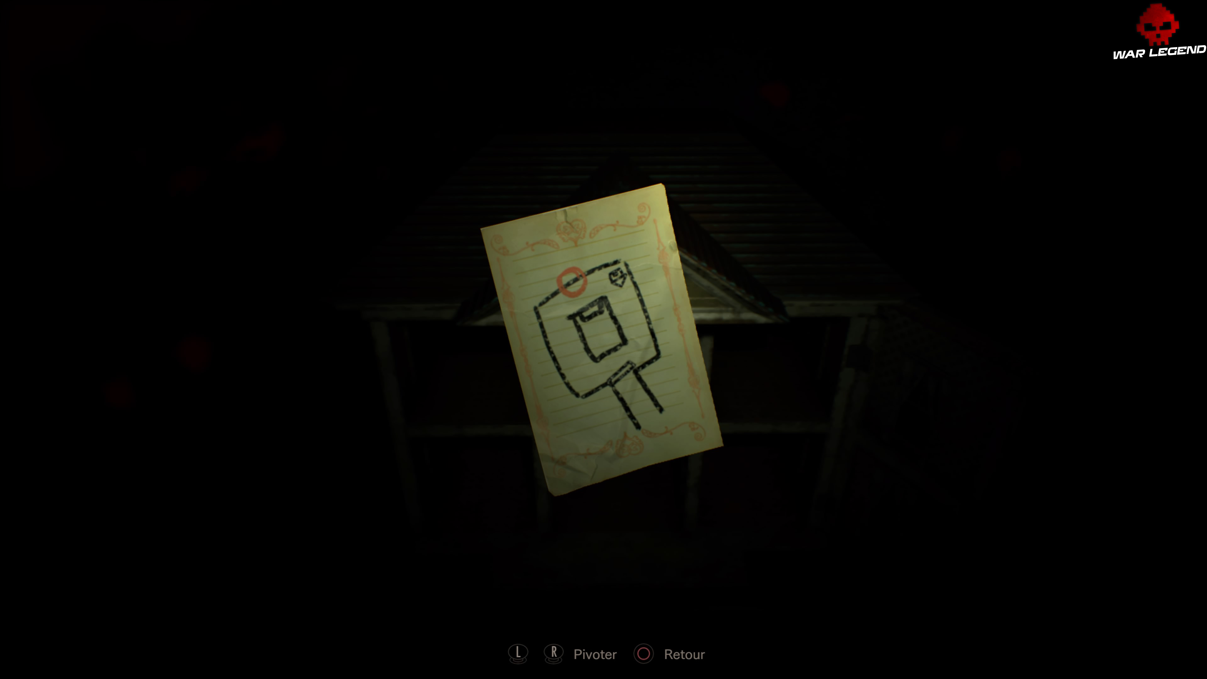 Solution Resident Evil 7 Biohazard - Chapitre 4 dessin d'enfant