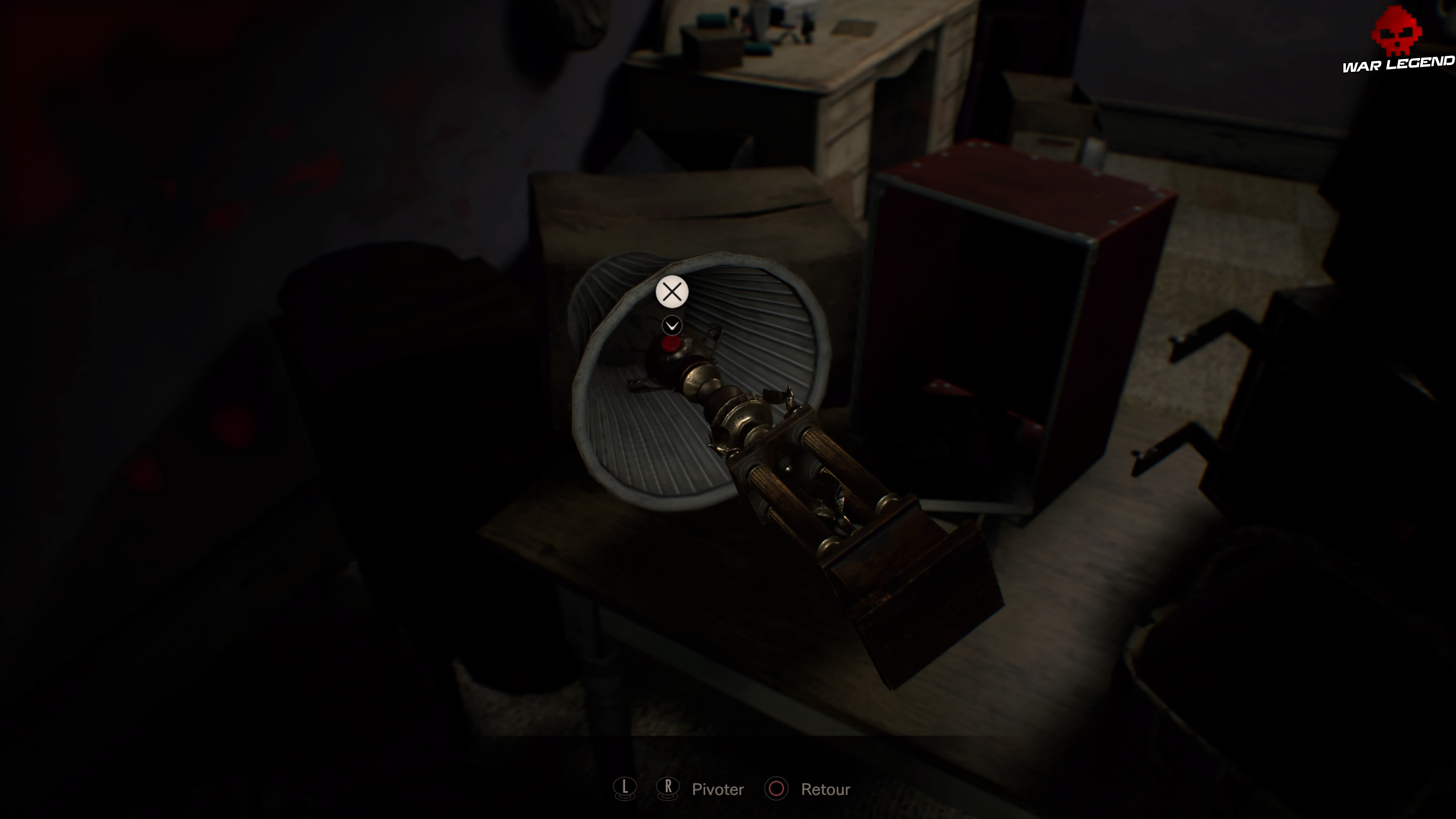 Solution Resident Evil 7 lampe de chevet - télécommande