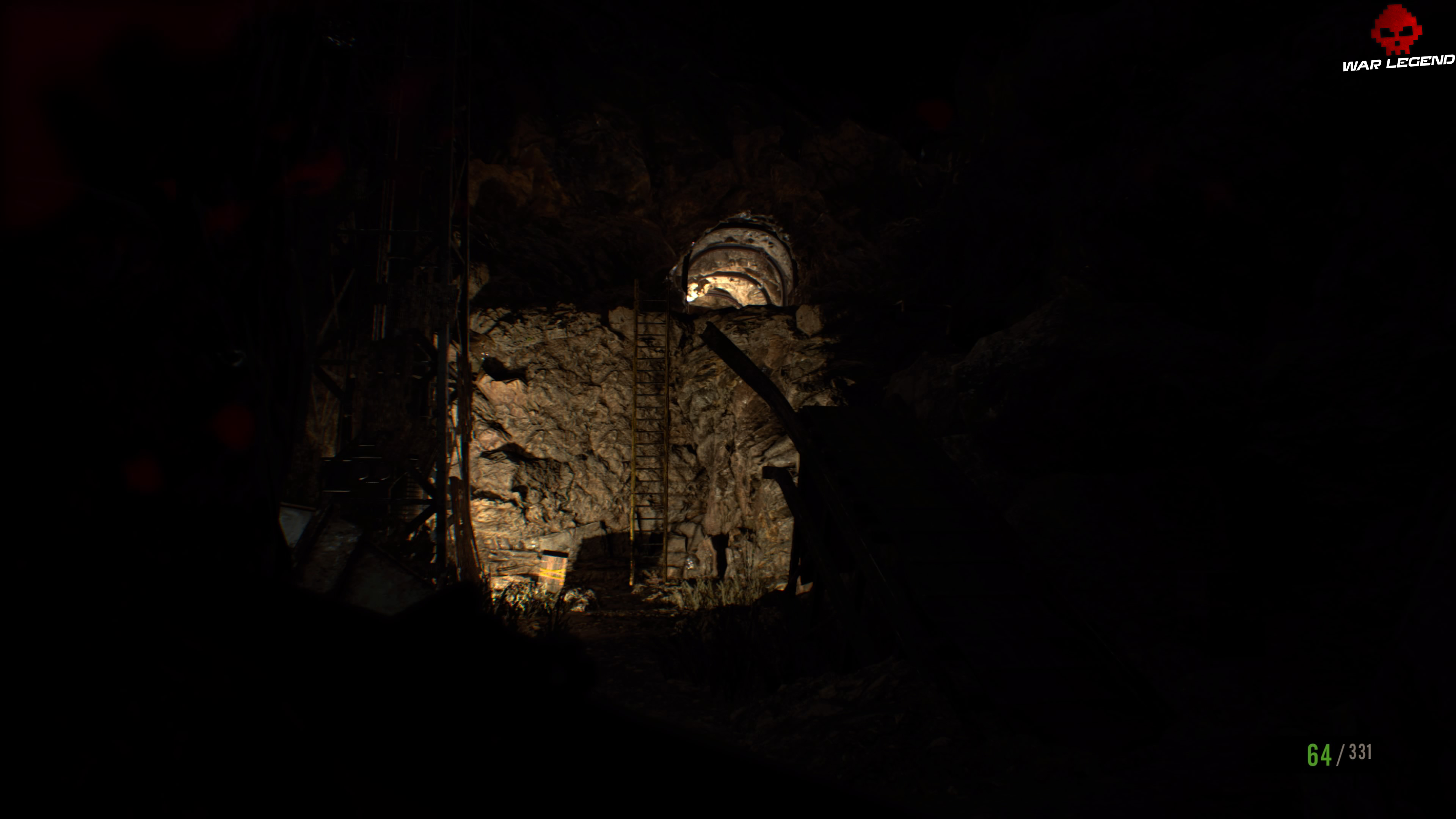 Solution Resident Evil 7 Biohazard - Chapitre 8 caverne échelle 