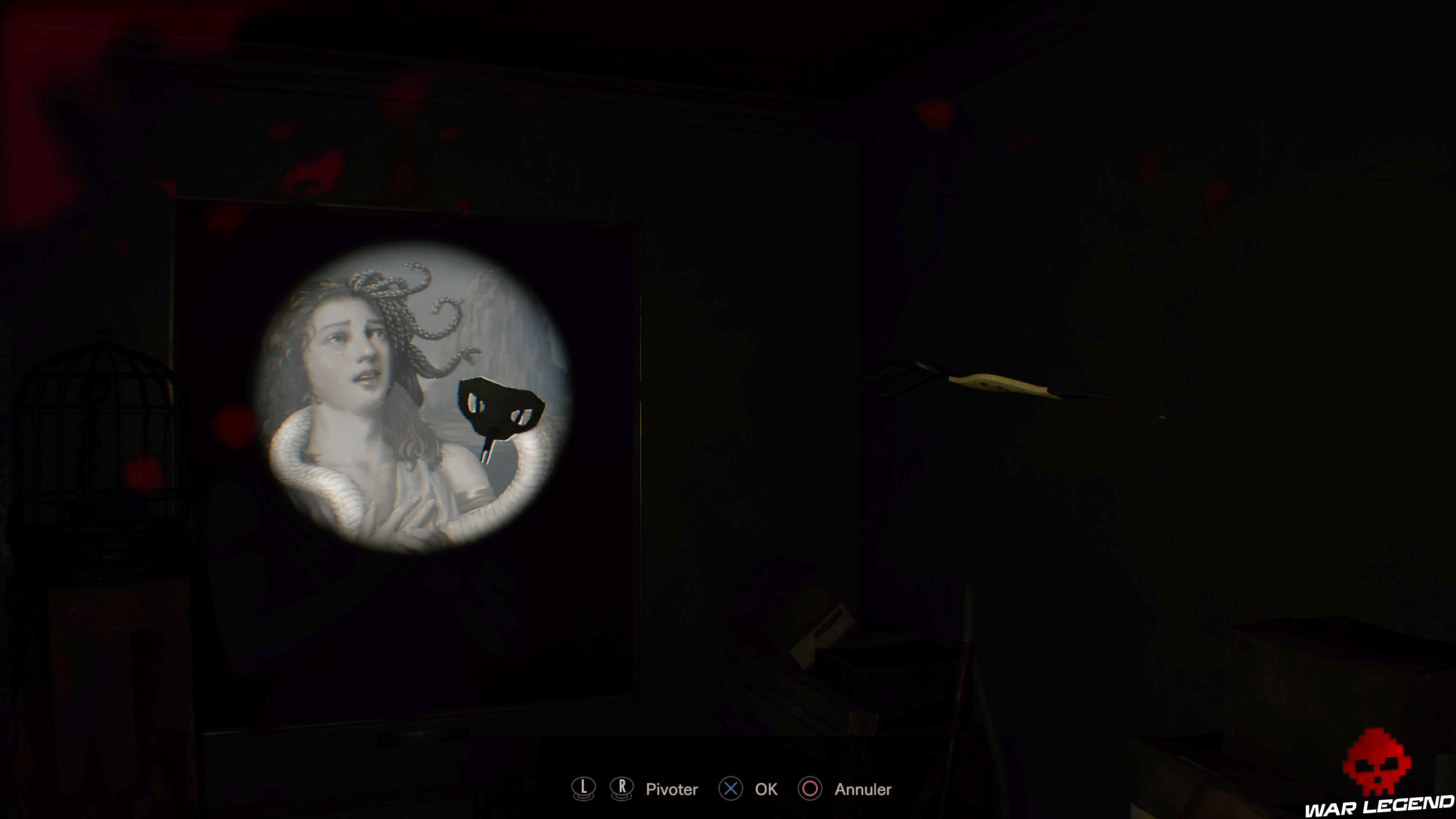 Solution Resident Evil 7 Biohazard - La chambre ombre tête de serpent