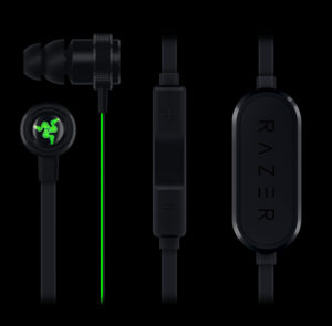 Razer dévoile les écouteurs Hammerhead Bluetooth et Lightning - zoom sur la télécommandes des écouteurs