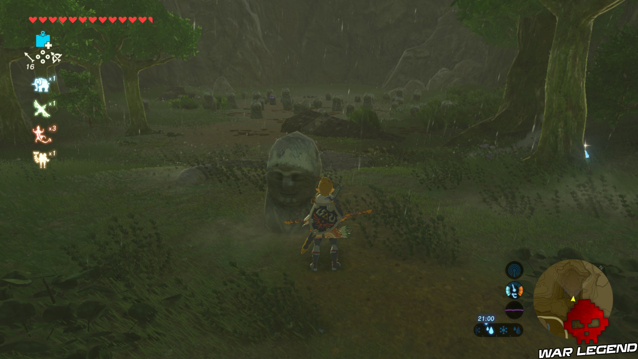 Soluce The Legend of Zelda: Breath of the Wild - Sanctuaires d'Elimith statues