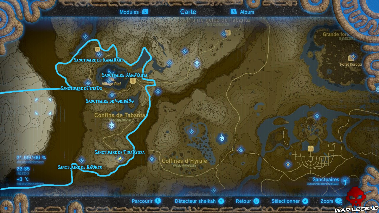 Soluce The Legend of Zelda Breath of the Wild Sanctuaires de Tabanta