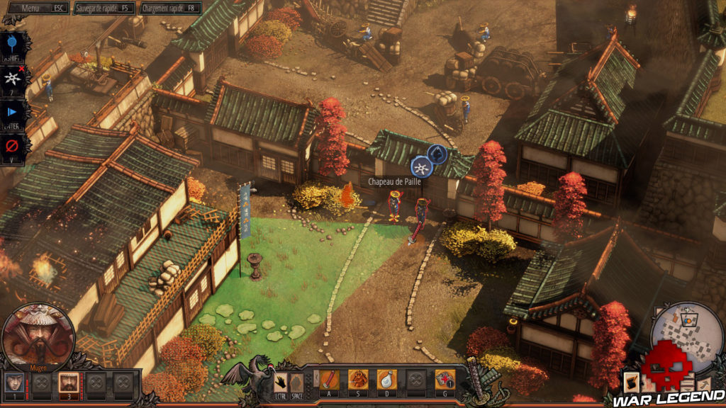 Test Shadow Tactics: Blades of the Shogun double attaque