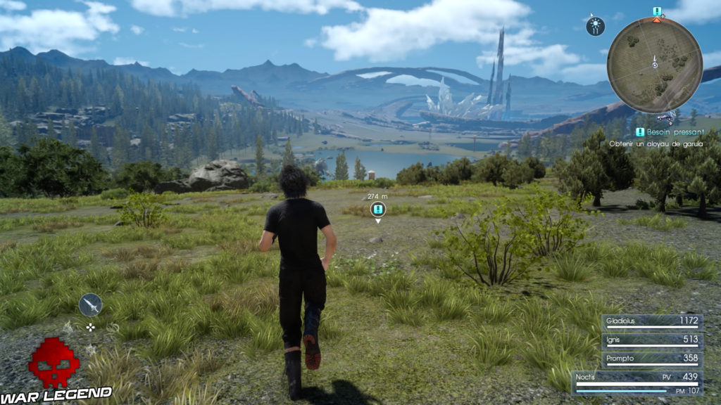 Test Final Fantasy XV paysage