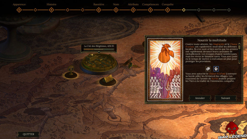 Test Tyranny carte choix initaux