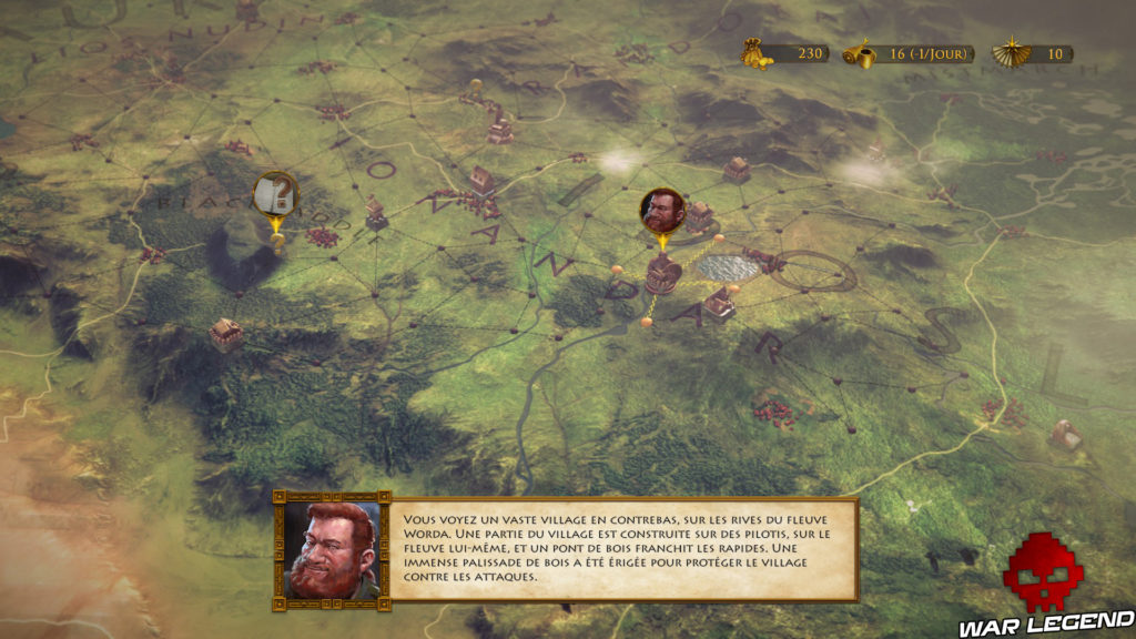 Test The Dwarves carte du monde narration