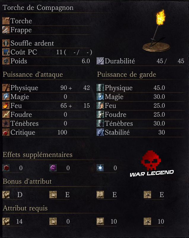 Dark Souls 3: Ashes of Ariandel - Toutes les armes torche de compagnon