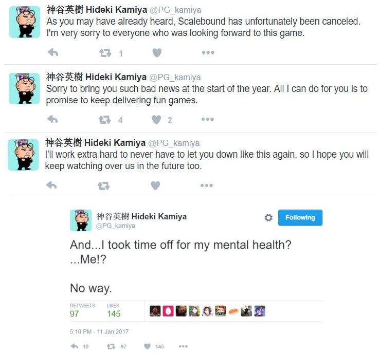 Twitter Hideki Kamiya
