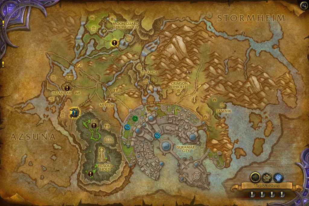 Guide WoW Legion - Débloquer le vol carte Expéditions