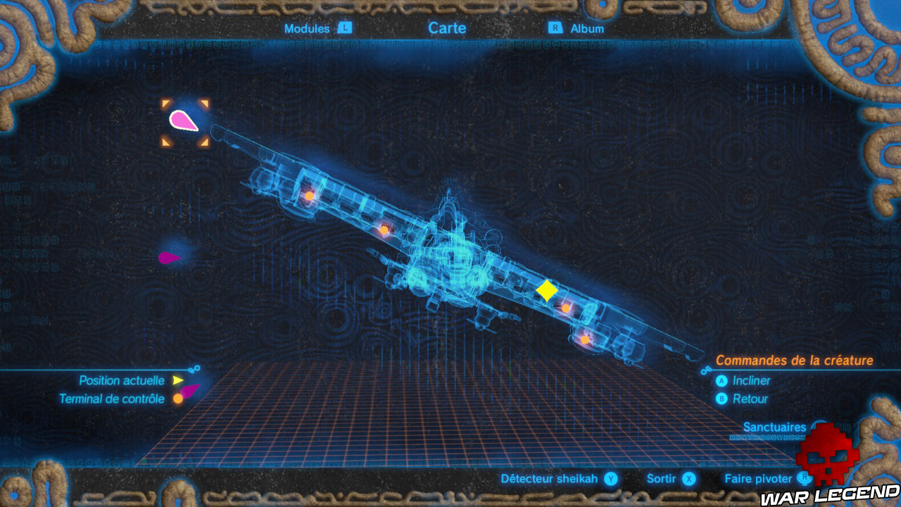 Soluce The Legend of Zelda: Breath of the Wild - Vah'Medoh partie 1 carte