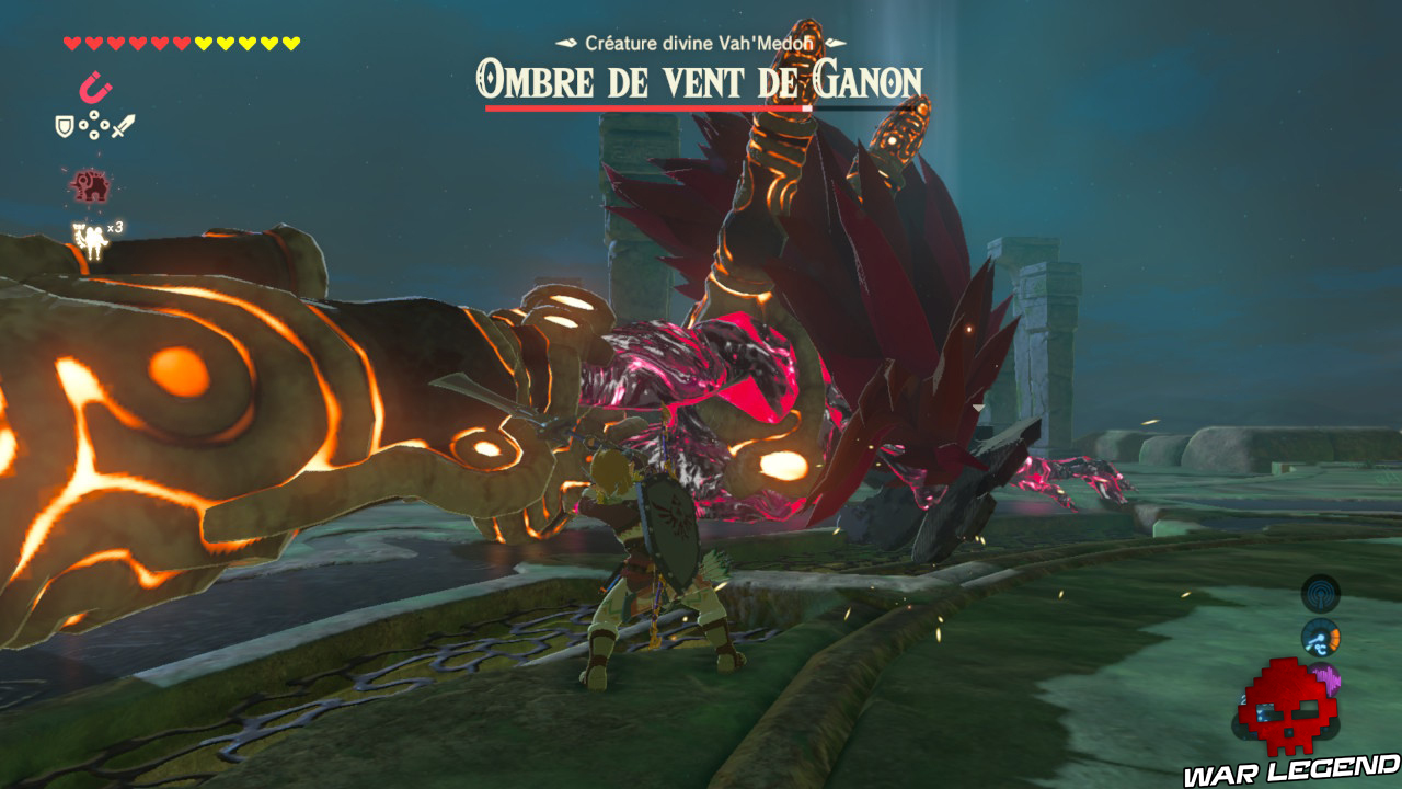 Soluce The Legend of Zelda: Breath of the Wild - Vah'Medoh partie 2 Link attaque ombre