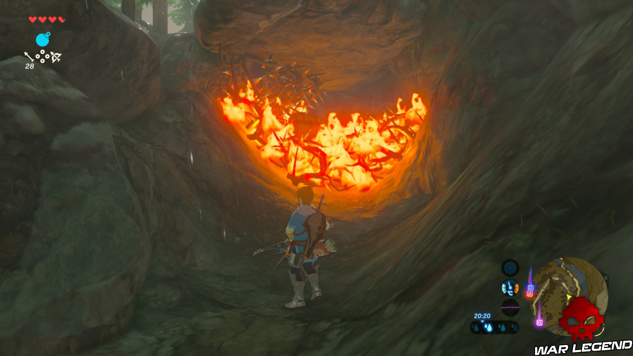 Soluce The Legend of Zelda: Breath of the Wild - Vers le domaine Zora feu