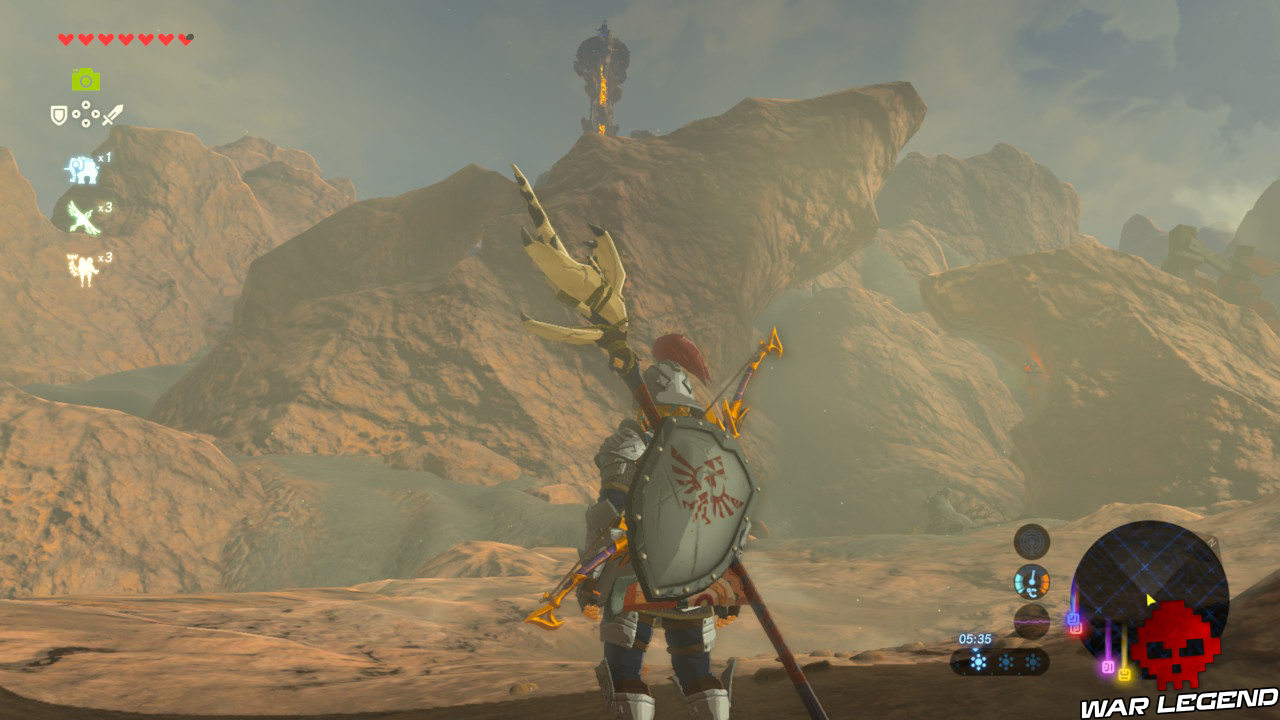 Soluce The Legend of Zelda: Breath of the Wild - Les créatures divines partie 4 tour