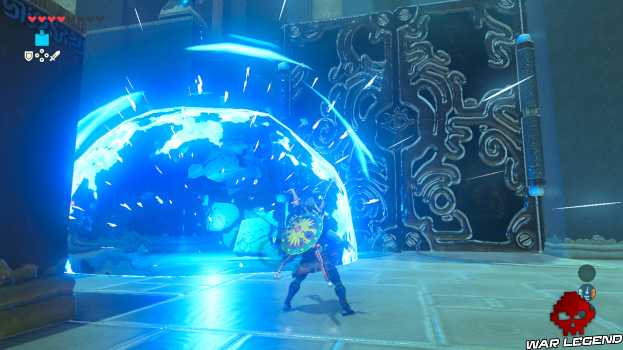 Soluce The Legend of Zelda: Breath of the Wild - Sanctuaires du Lac explosion bleutée