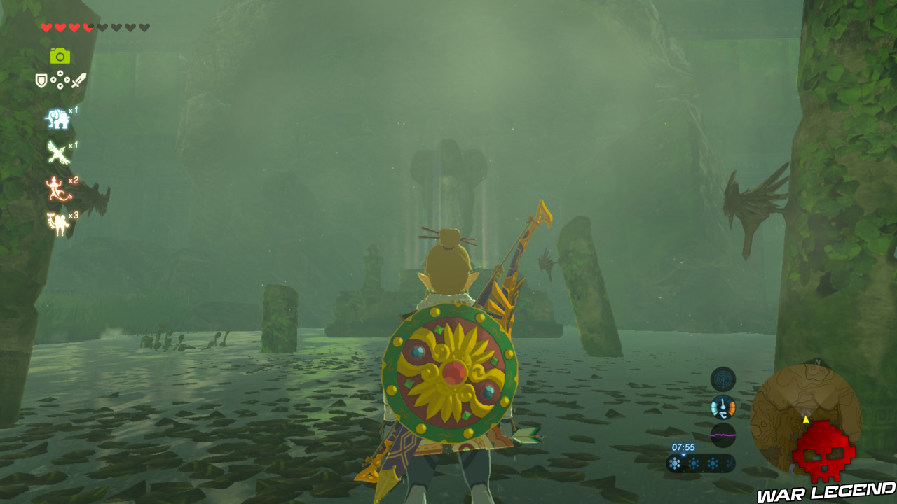 Soluce The Legend of Zelda: Breath of the Wild - Sanctuaires du Lac statue Hylia