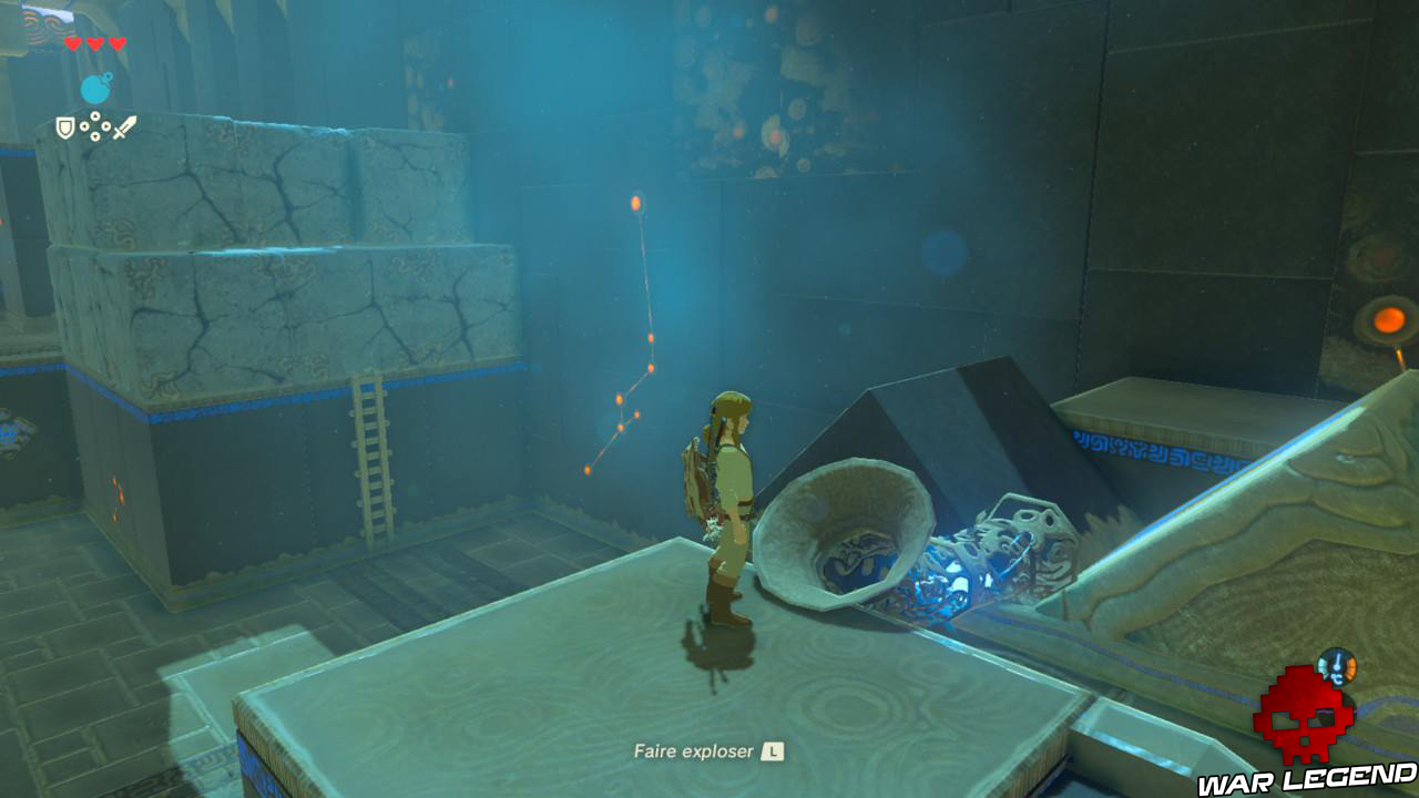 Soluce The Legend of Zelda: Breath of the Wild - Le plateau isolé partie 1 bombe dans tuyau