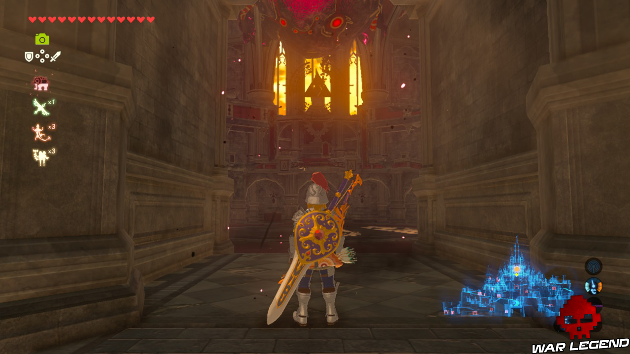 Soluce The Legend of Zelda: Breath of the Wild - Abattre Ganon partie 3 château d'Hyrule quartiers principaux