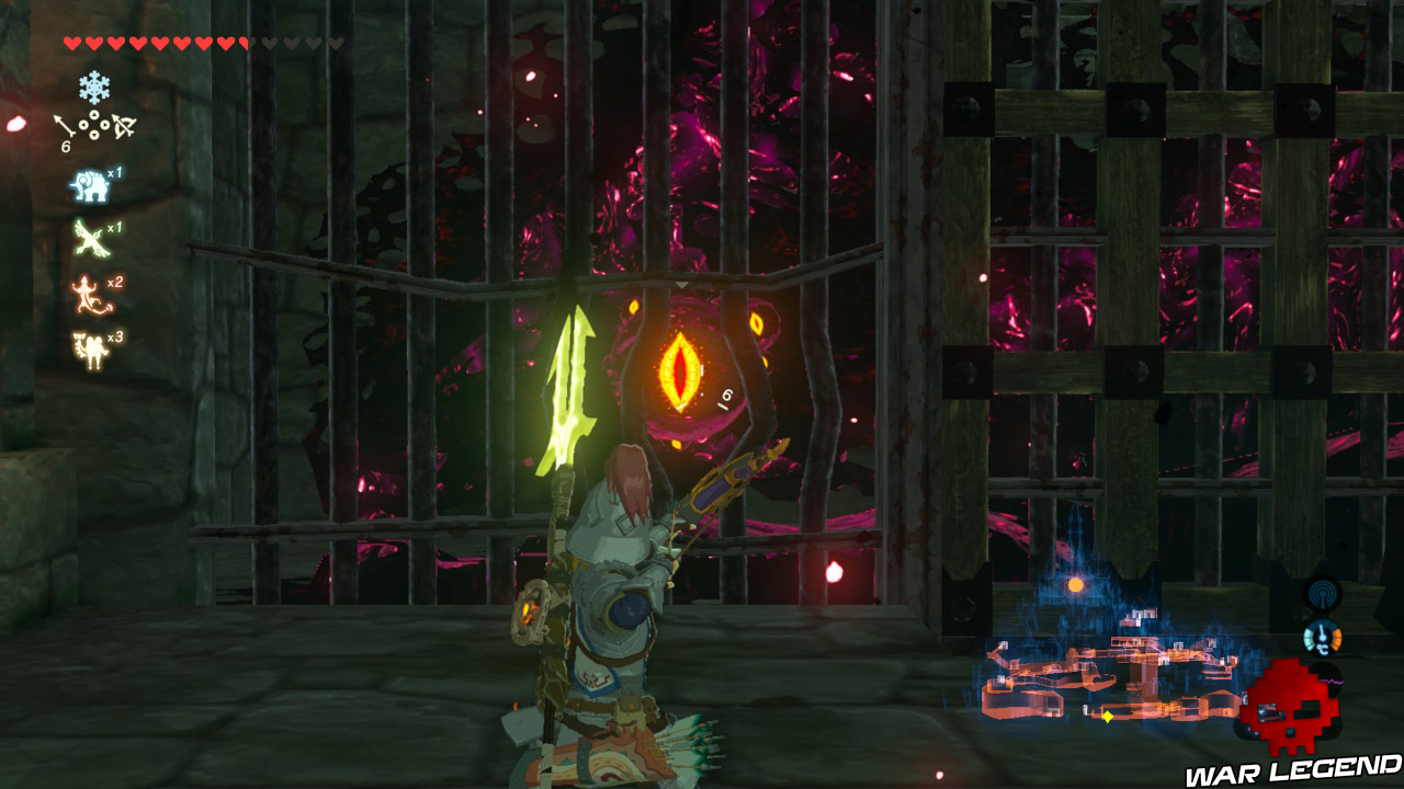 Soluce The Legend of Zelda: Breath of the Wild - Abattre Ganon partie 1 globe oculaire