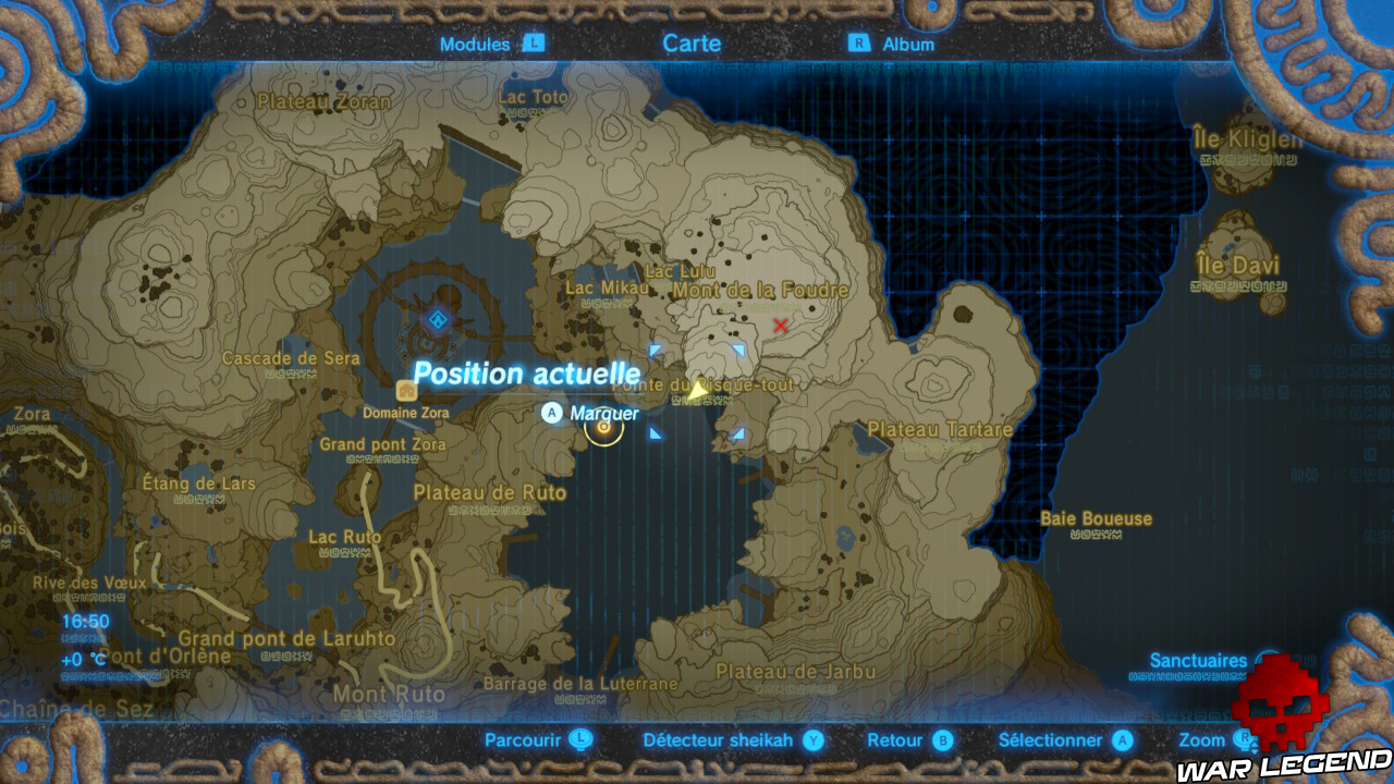Soluce The Legend of Zelda: Breath of the Wild - Vah'Ruta partie 1 carte