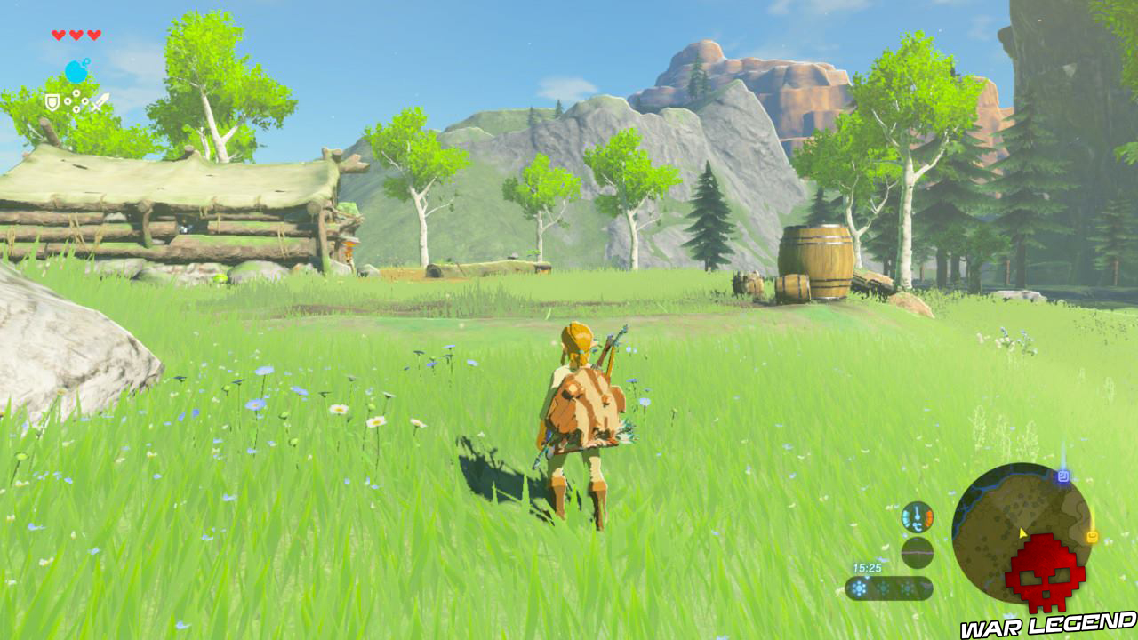 Soluce The Legend of Zelda: Breath of the Wild - Le plateau isolé partie 2 prairie et cabane