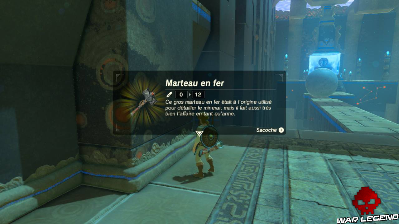 Soluce The Legend of Zelda: Breath of the Wild - Le plateau isolé partie 2 marteau en fer