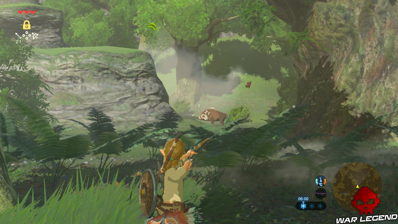 Guide The Legend of Zelda: Breath of the Wild - Recette de grillade terre-mer pikpik chasse au sanglier