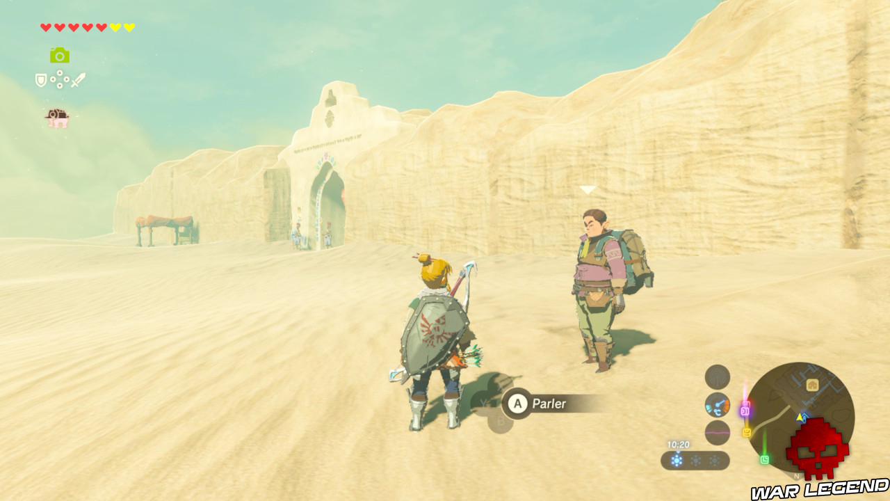 Soluce The Legend of Zelda: Breath of the Wild - Infiltrer la cité des femmes marchand