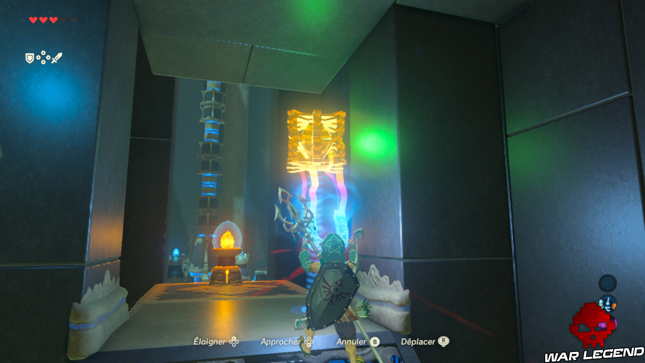 Soluce The Legend of Zelda: Breath of the Wild - Infiltrer la cité des femmes cube électrifié en hauteur