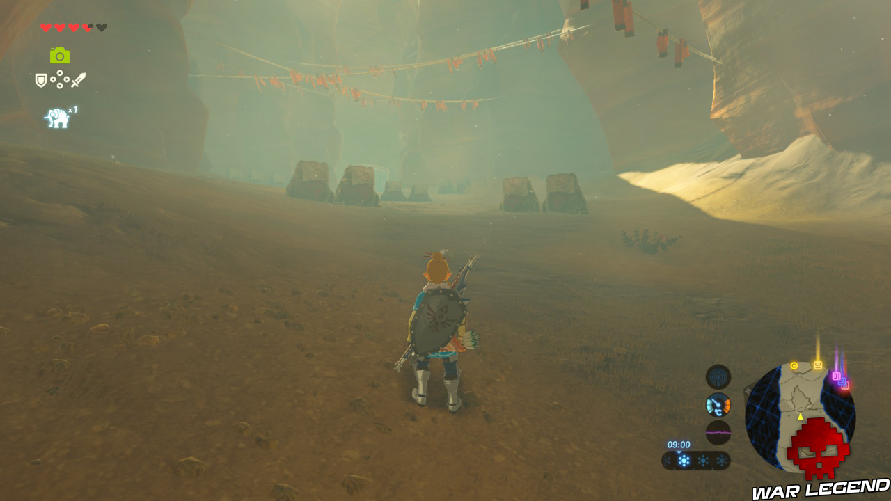 Soluce The Legend of Zelda: Breath of the Wild - Vah'Naboris partie 1 canyon