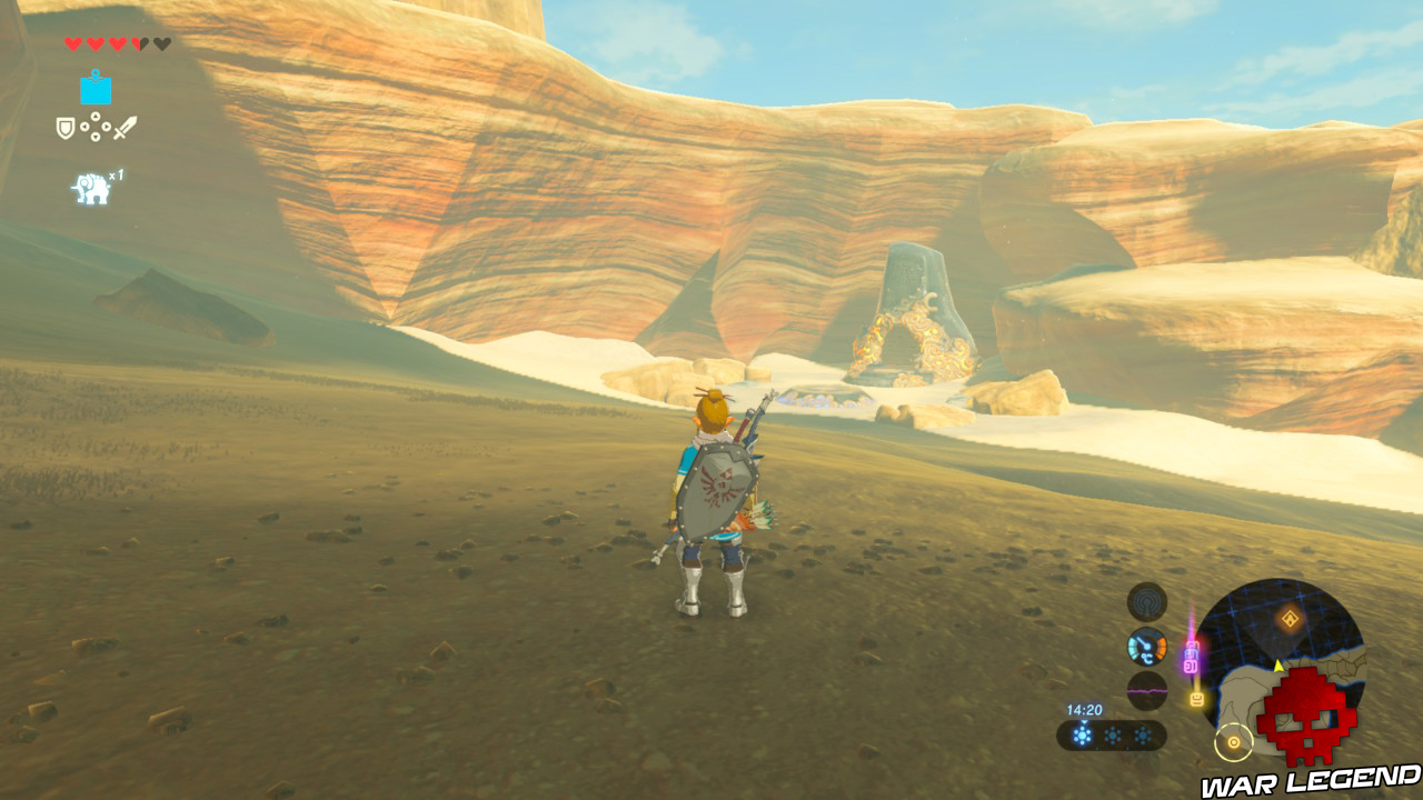 Soluce The Legend of Zelda: Breath of the Wild - Vah'Naboris partie 1 sanctuaire caché