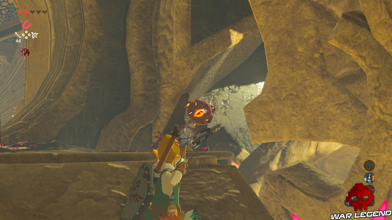 Soluce The Legend of Zelda: Breath of the Wild - Vah'Naboris partie 2 globe oculaire