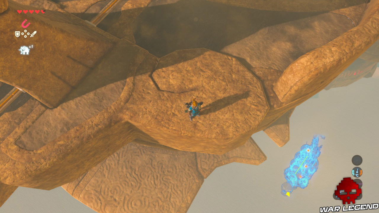 Soluce The Legend of Zelda: Breath of the Wild - Vah'Naboris partie 2 link sur une plateforme