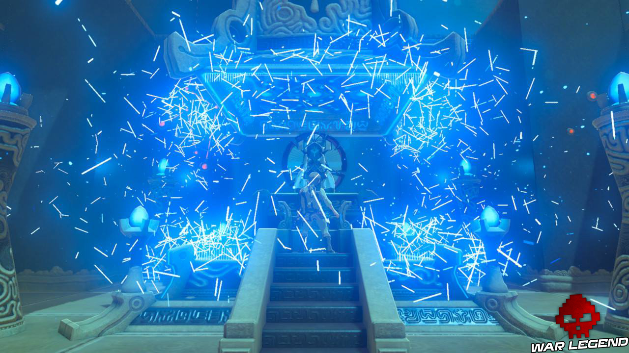 Soluce The Legend of Zelda: Breath of the Wild - Le plateau isolé partie 1 mur bleu vole en éclats
