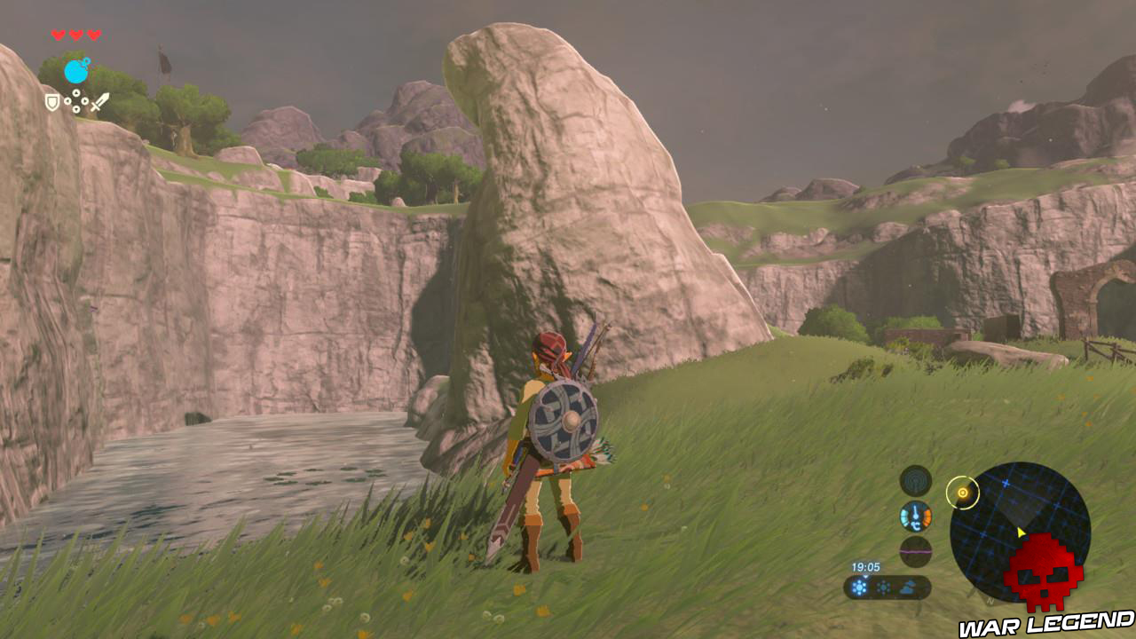 Soluce The Legend of Zelda: Breath of the Wild - L'héritage de Zelda rocher