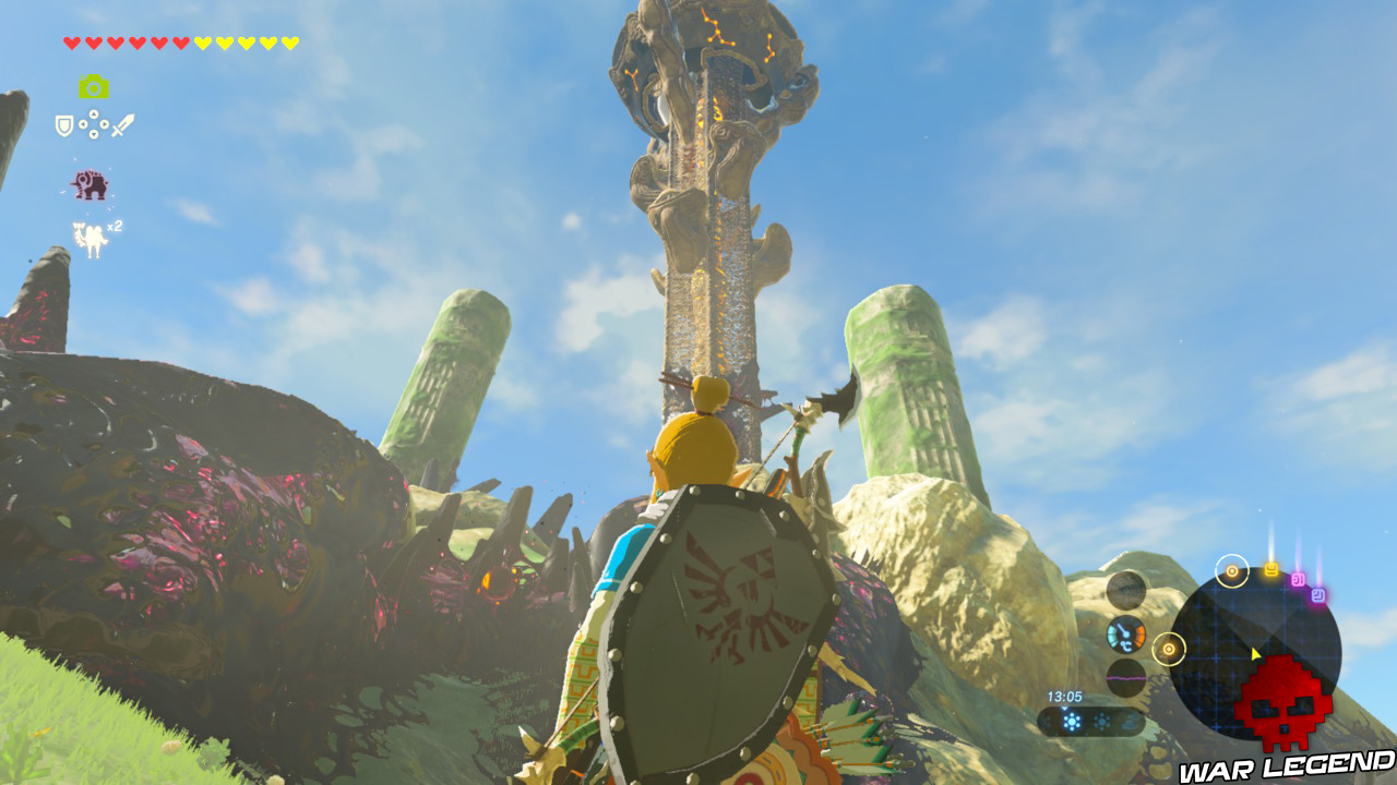 Soluce The Legend of Zelda: Breath of the Wild - Les créatures divines partie 3 tour corruption