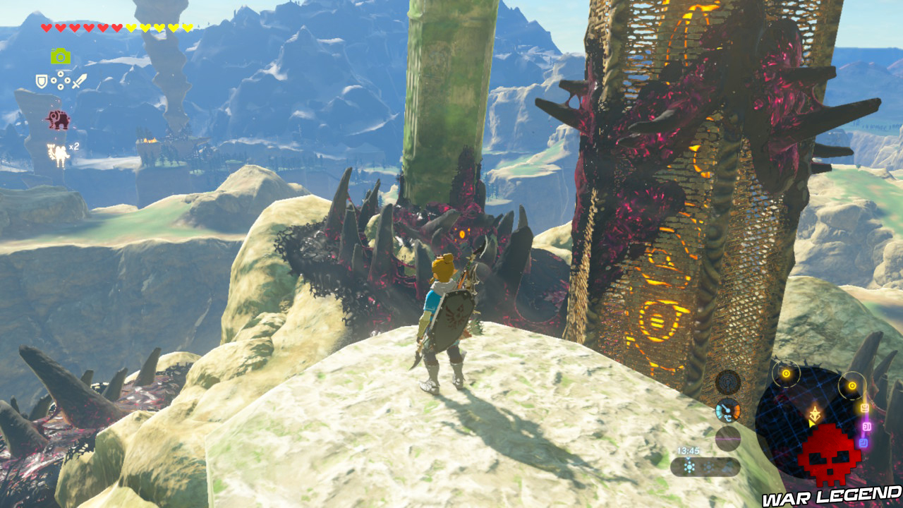 Soluce The Legend of Zelda: Breath of the Wild - Les créatures divines partie 3 corruption