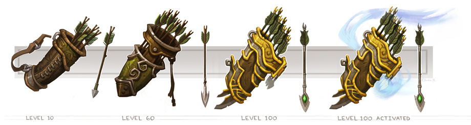 concept carquois WoW