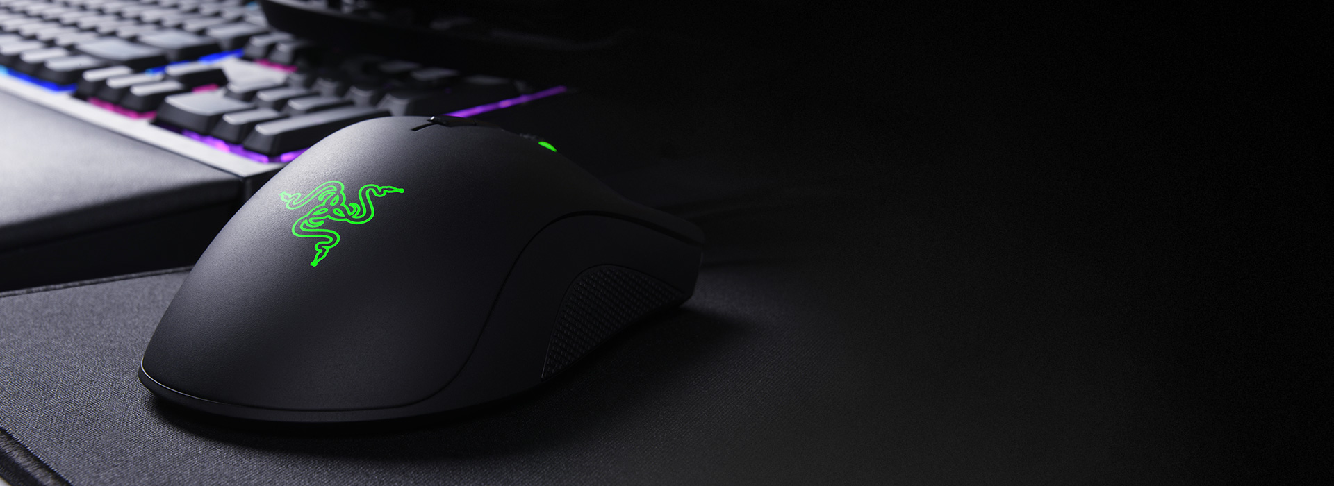 Test Razer DeathAdder Elite vue de derrière