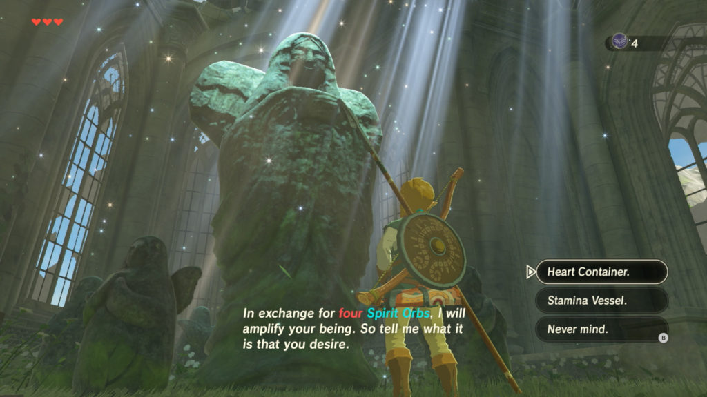 Guide The Legend of Zelda: Breath of the Wild – Les bons réflexes pour bien démarrer statue