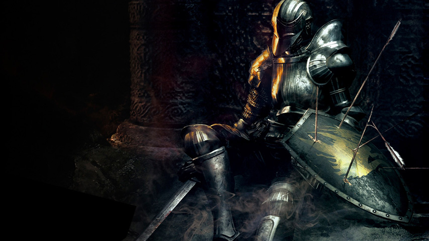 Non, From Software ne travaille pas sur Bloodborne 2 demon's souls chevalier à terre
