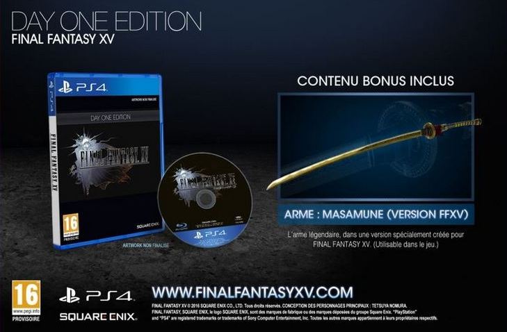 ffxv day one edition