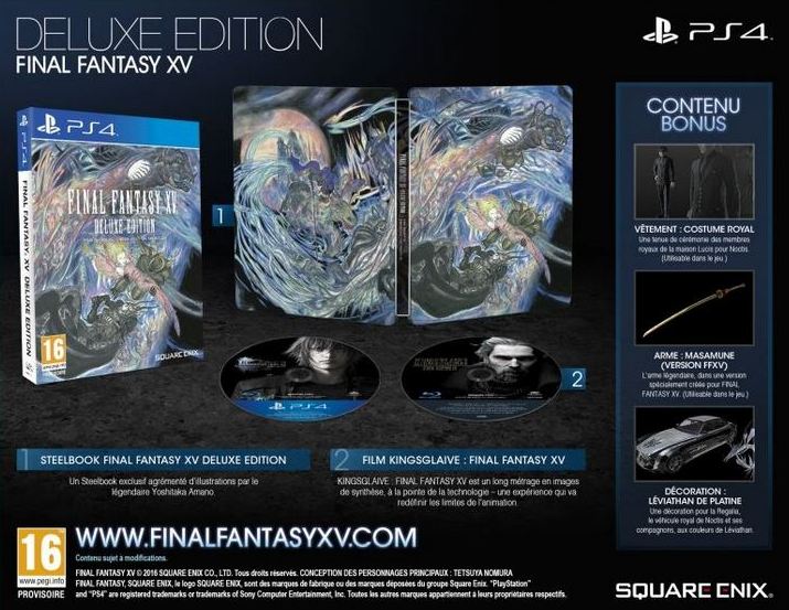 ffxv deluxe edition