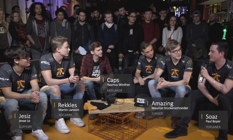 LoL - Fnatic annonce sa nouvelle line-up Les 5 joueurs réunis