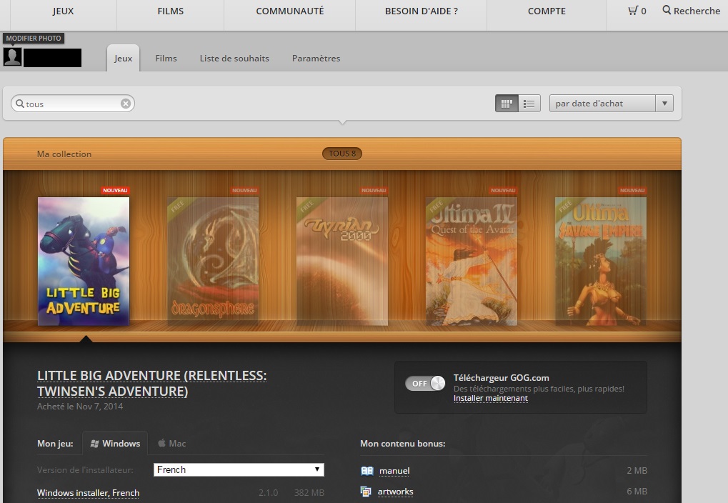 gog little big adeventure emplacement du jeu