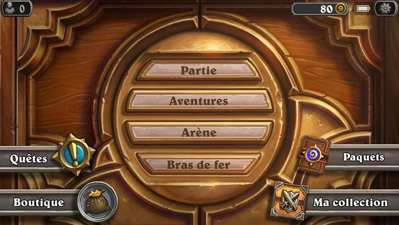 Guide Hearthstone - Menu